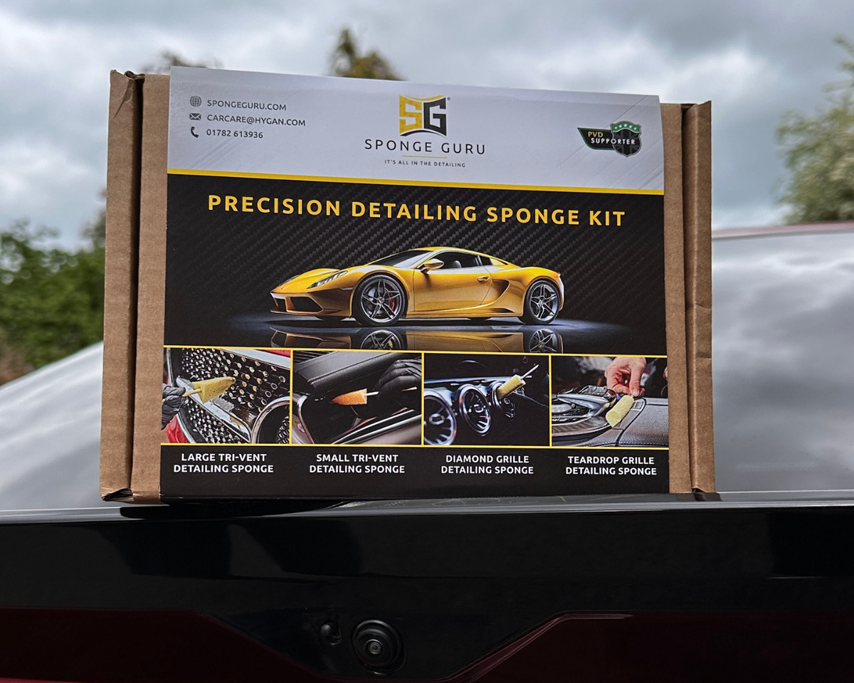 Sponge Guru Precision Detailing Sponge Kit contents
