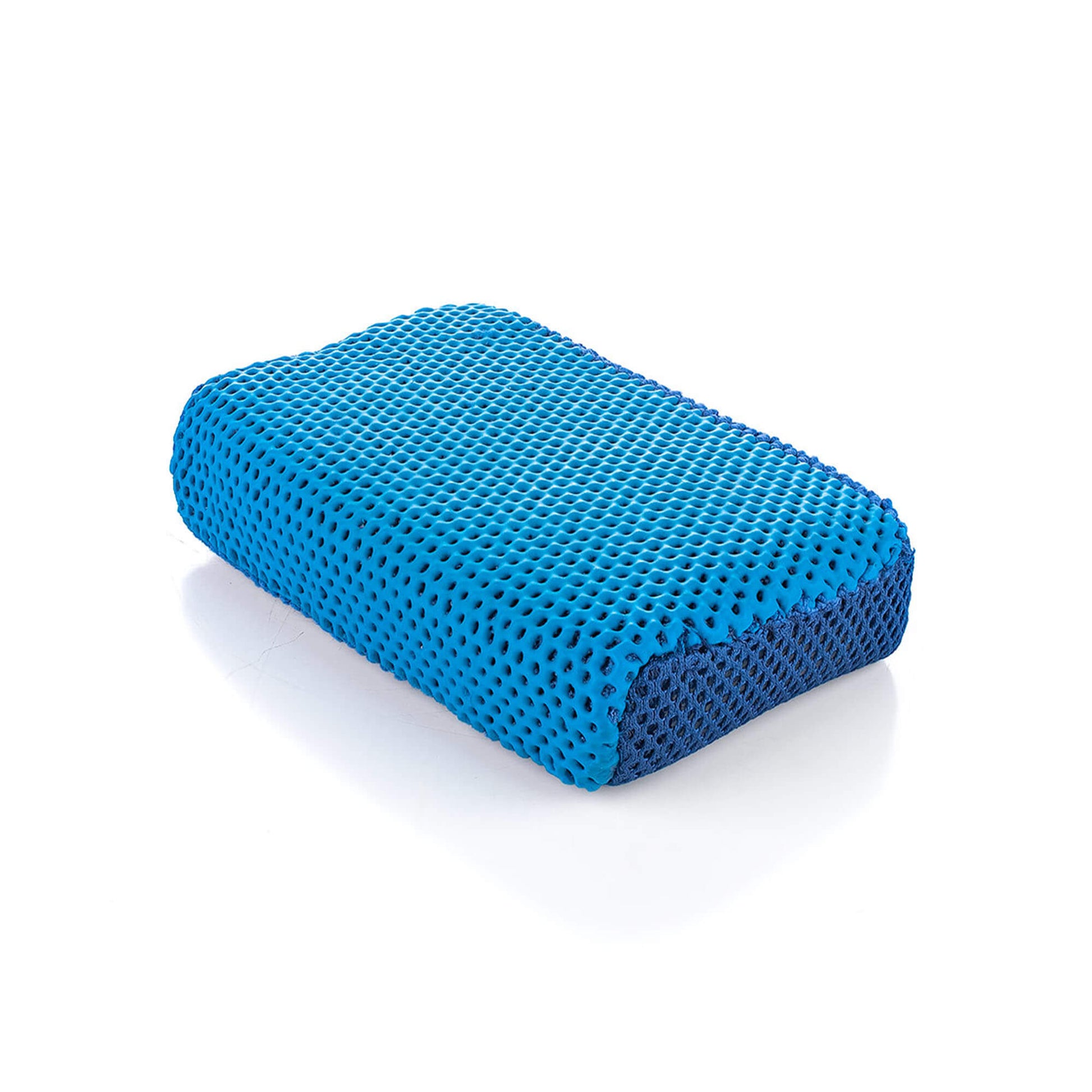 clay scrubber blue top